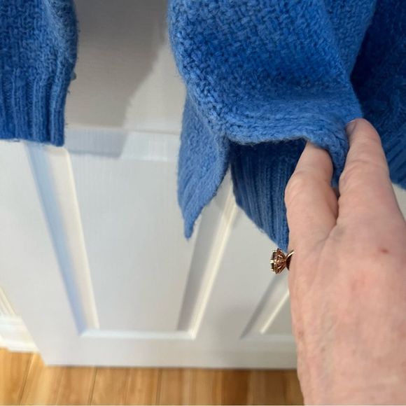 COPY - Aerie blue oversize turtleneck sweater size XS - Picture 5 of 9